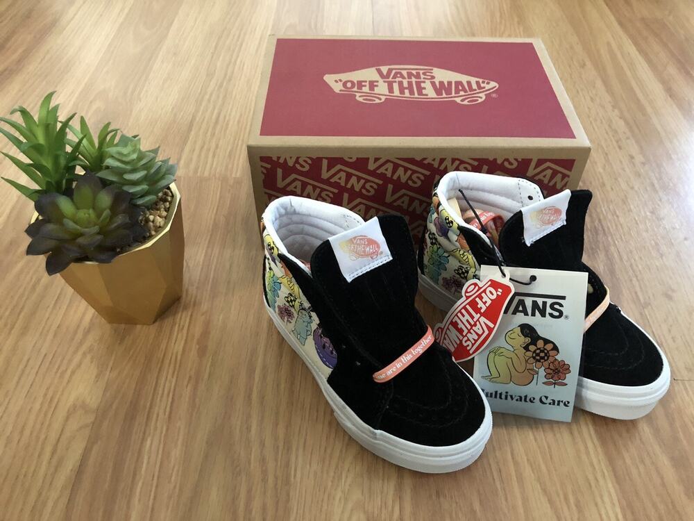NIB VANS VN000D5F8C3 Kids Cultivate Care Sk8-Hi Shoes Sneakers Kids SIZE 10.5 K